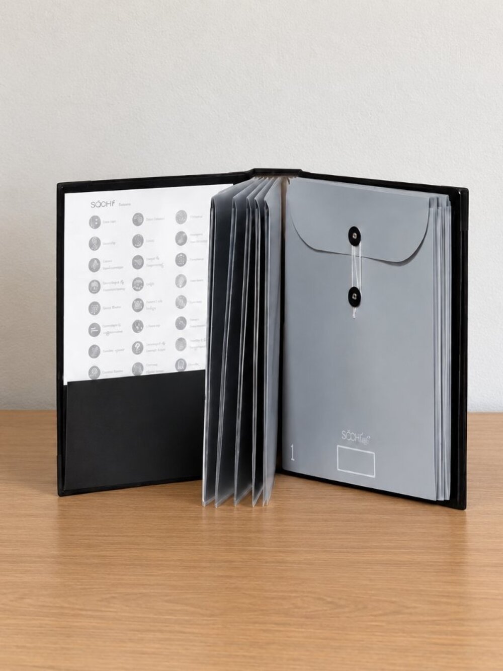 Important Document Organizer by Savor | The Folio® Binder with Guided Labels